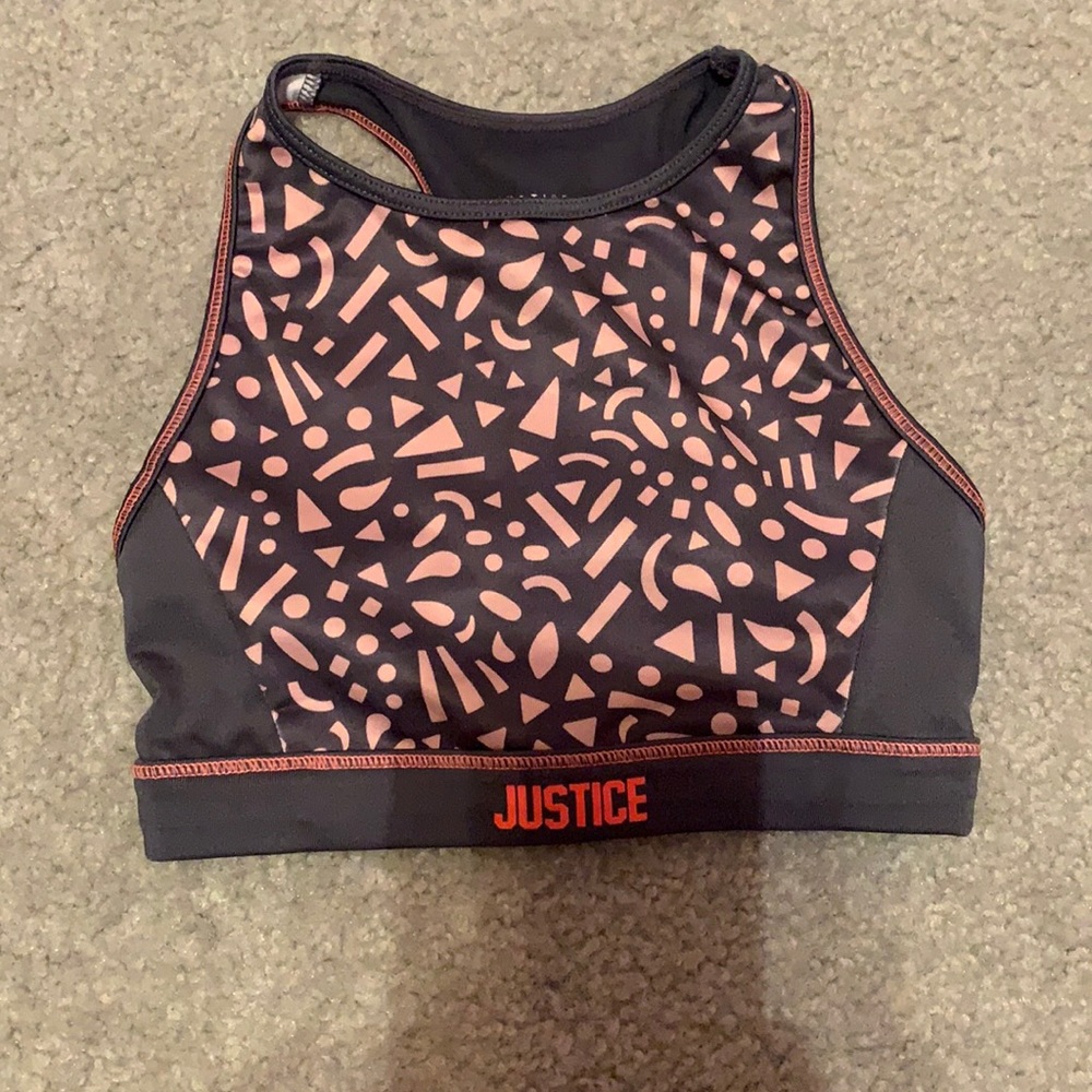 Girls Justice sports bra Size 6